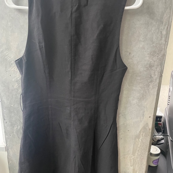 Burshka black double Button Lapel Neck Vest Blazer size M for women - Picture 11 of 11